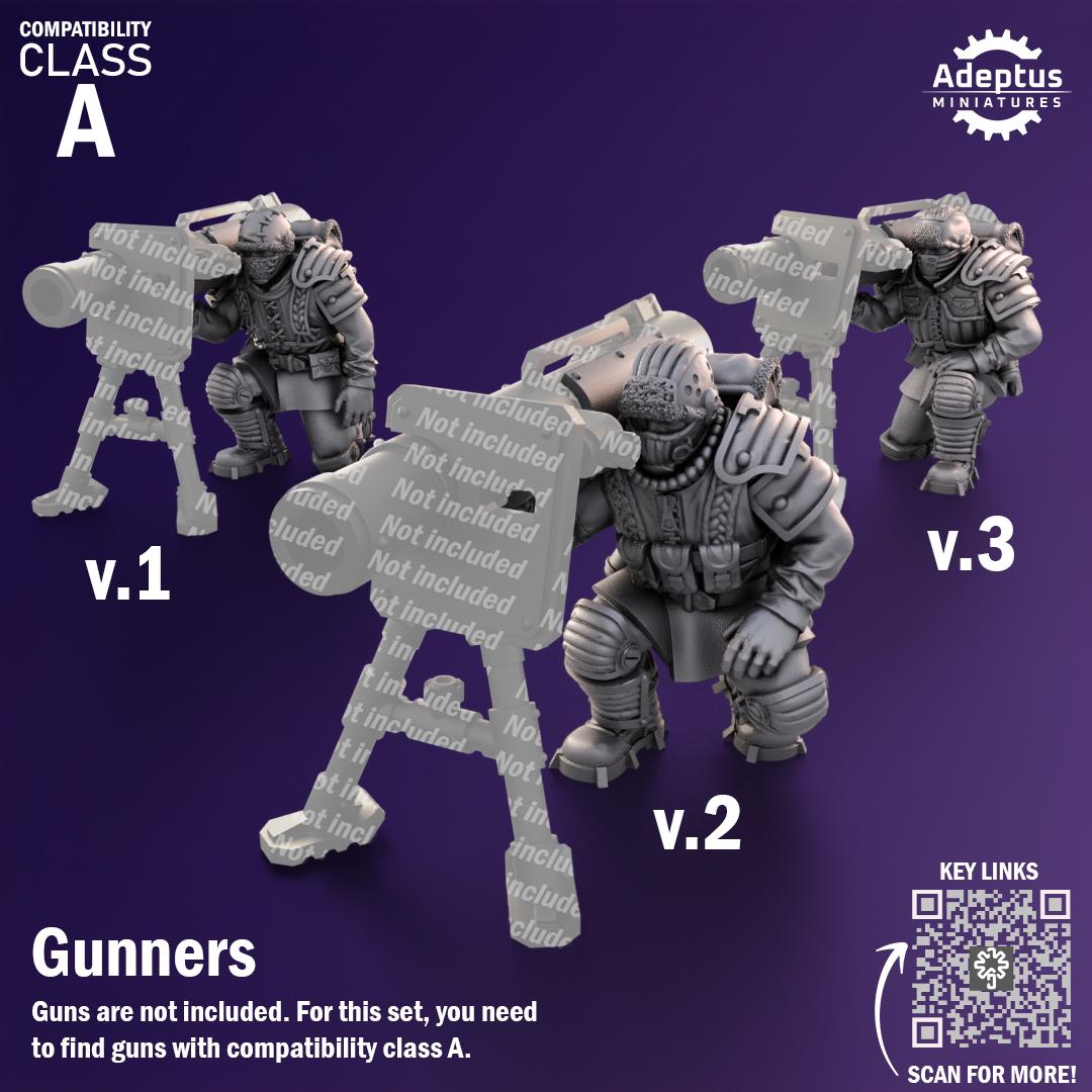 Adeptus Miniatures Stormworn Troops Heavy Weapons Teams x3 (Custom Order) - product image 5 of 8