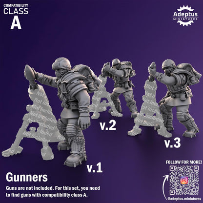 Adeptus Miniatures Stormworn Troops Heavy Weapons Teams x3 (Custom Order) - product image 6 of 8