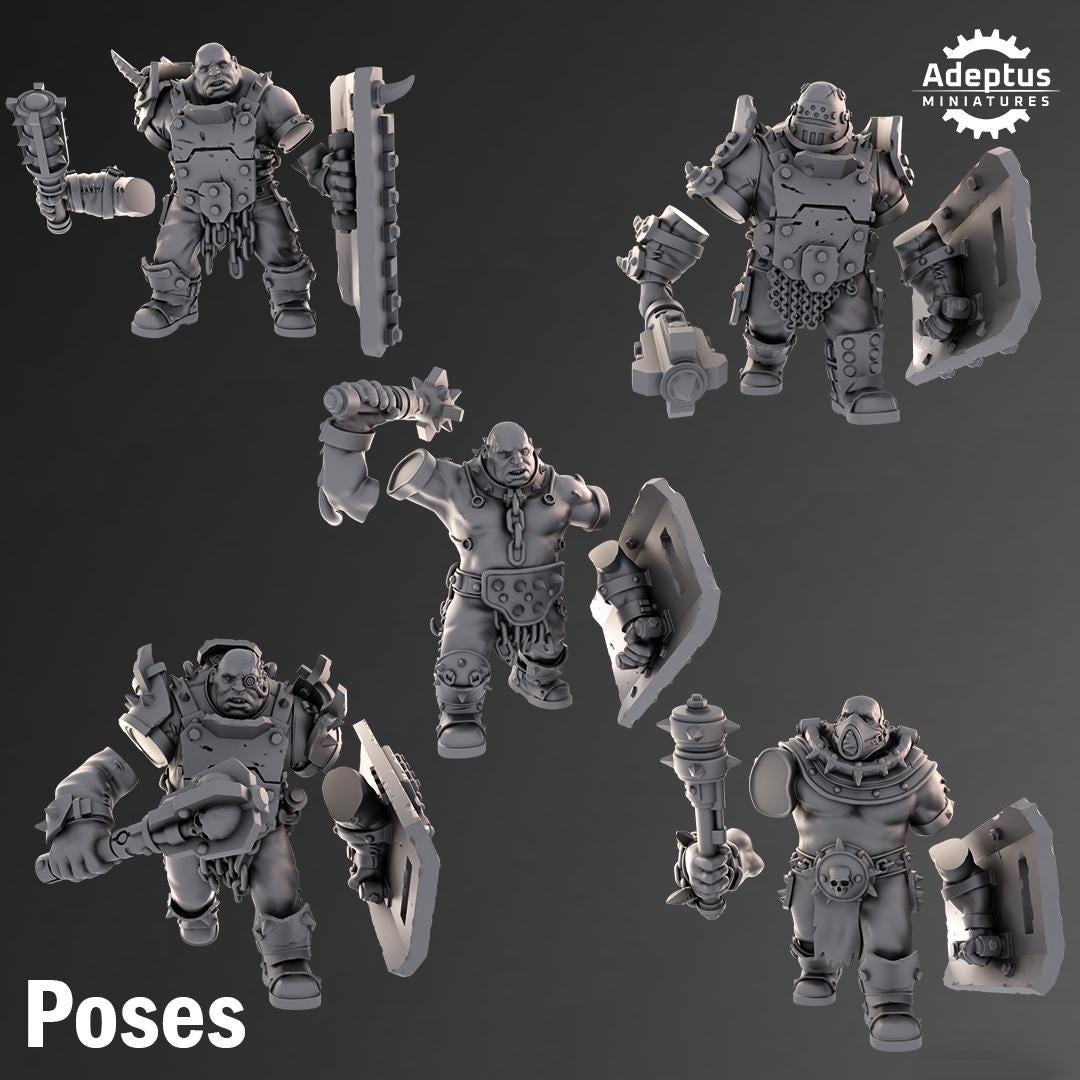 Adeptus Miniatures Abhuman Brutes. Renegades and Heretics (Custom Order) - product image 3 of 3