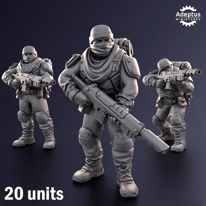 Adeptus Miniatures Sandshroud Battalion Infantry Squad (Custom Order) - product image 1 of 7