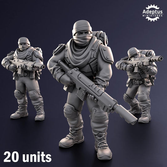 Adeptus Miniatures Sandshroud Battalion Infantry Squad (Custom Order) - product image 1 of 7