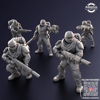 Adeptus Miniatures Sandshroud Battalion Infantry Squad (Custom Order) - product image 3 of 7