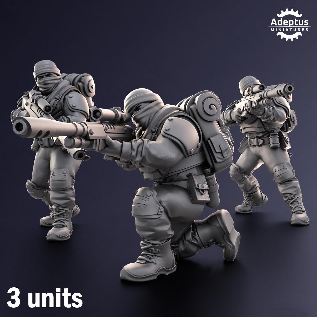 Adeptus Miniatures Sandshroud Battalions Snipers (Custom Order) - product image 1 of 5