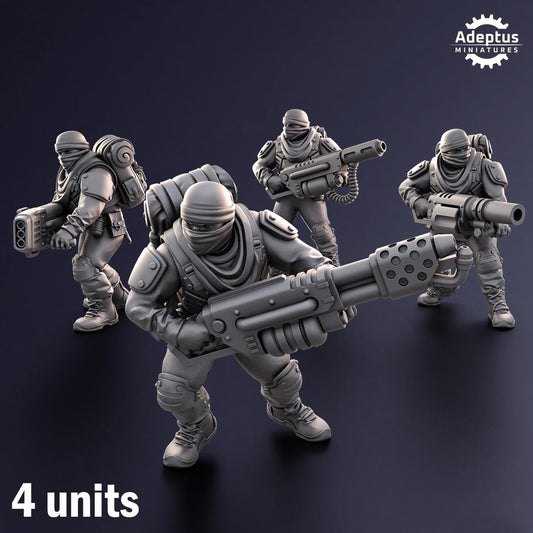Adeptus Miniatures Sandshroud Battalion Special Weapons (Custom Order) - product image 1 of 5