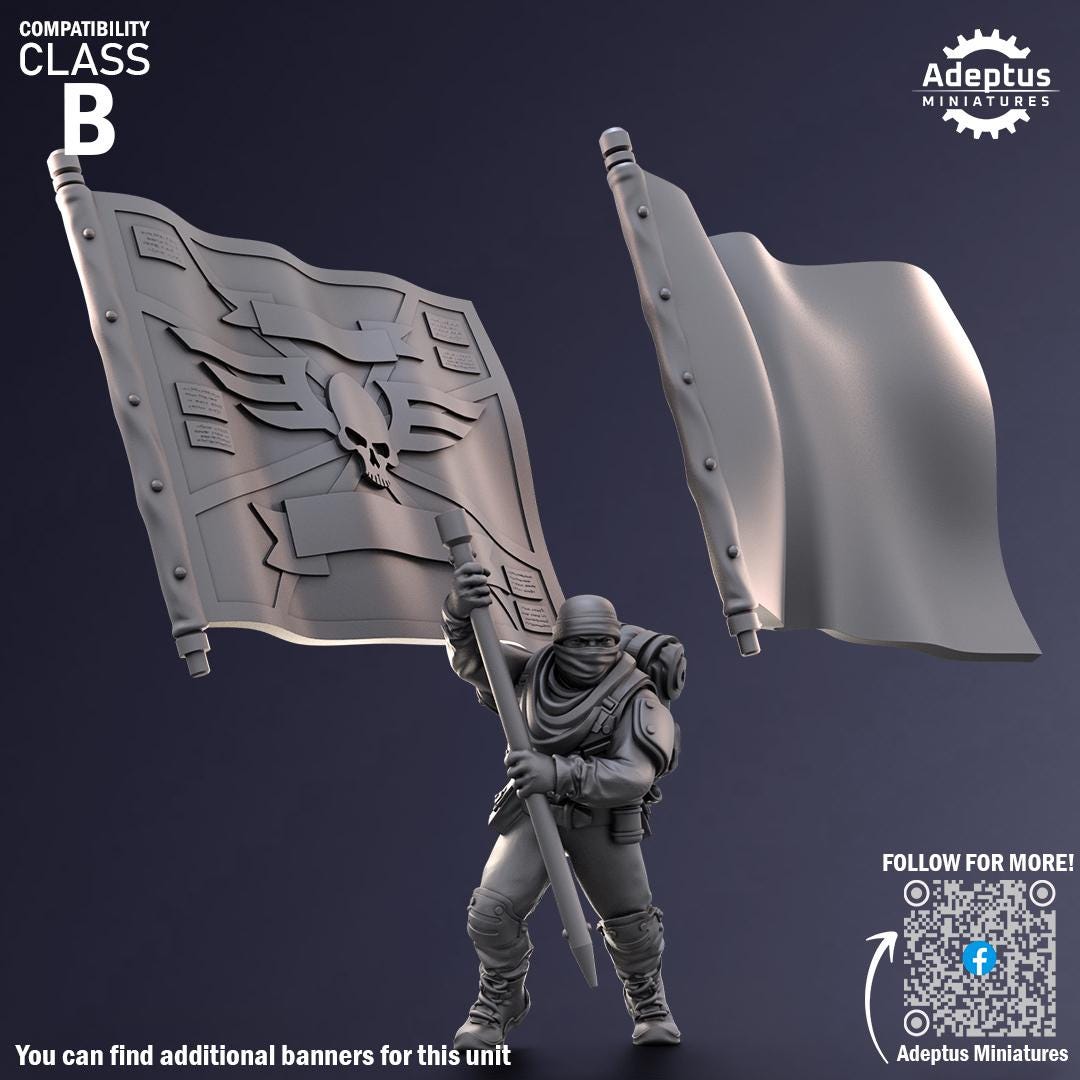Adeptus Miniatures Sandshroud Battalion Command Squad (Custom Order) - product image 3 of 9
