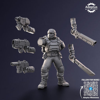 Adeptus Miniatures Sandshroud Battalion Command Squad (Custom Order) - product image 6 of 9