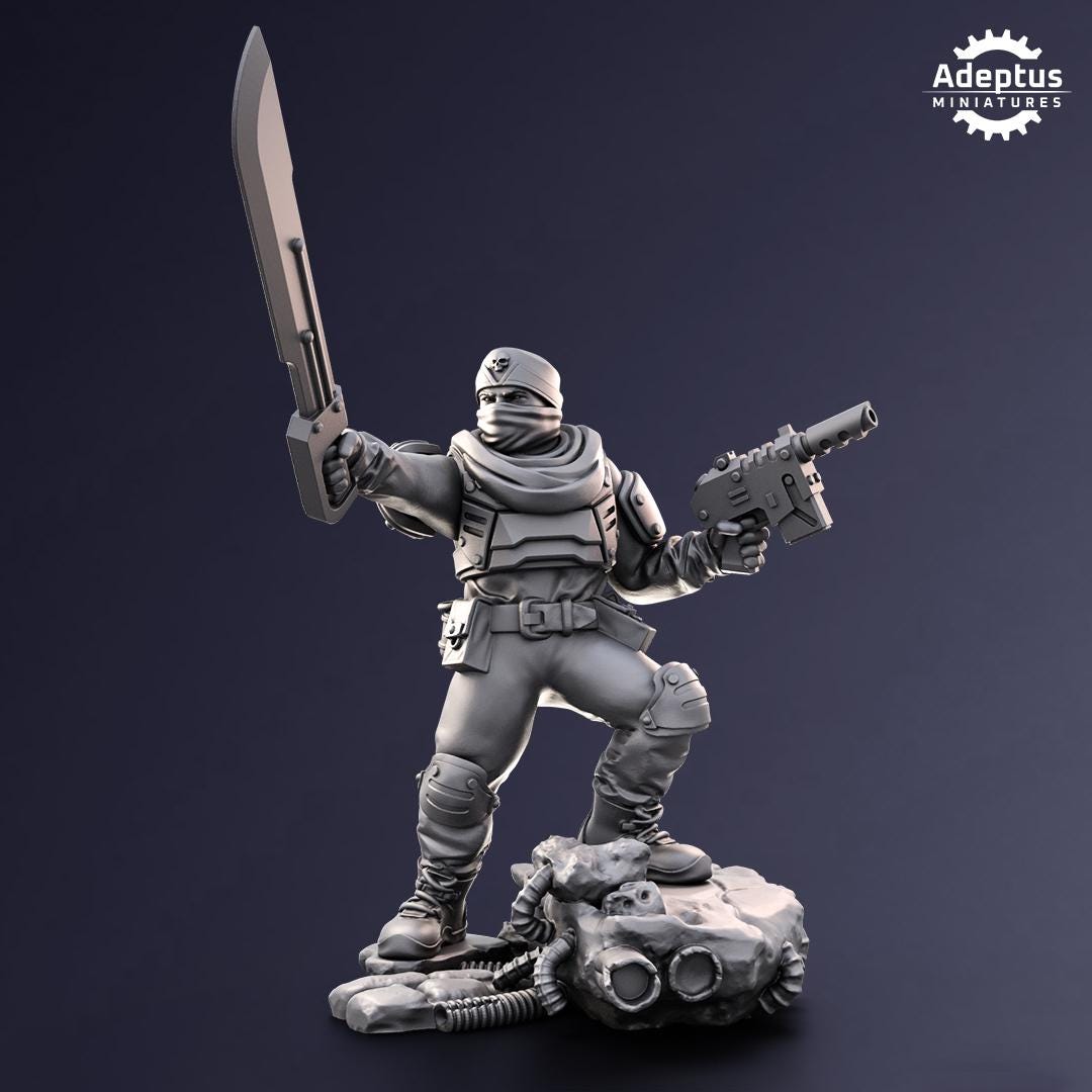 Adeptus Miniatures Sandshroud Battalion Command Squad (Custom Order) - product image 7 of 9