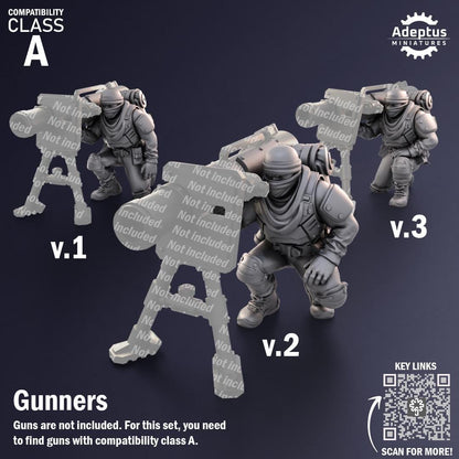 Adeptus Miniatures Sandshroud Battalion Heavy Weapons Teams x3 (Custom Order) - product image 5 of 8