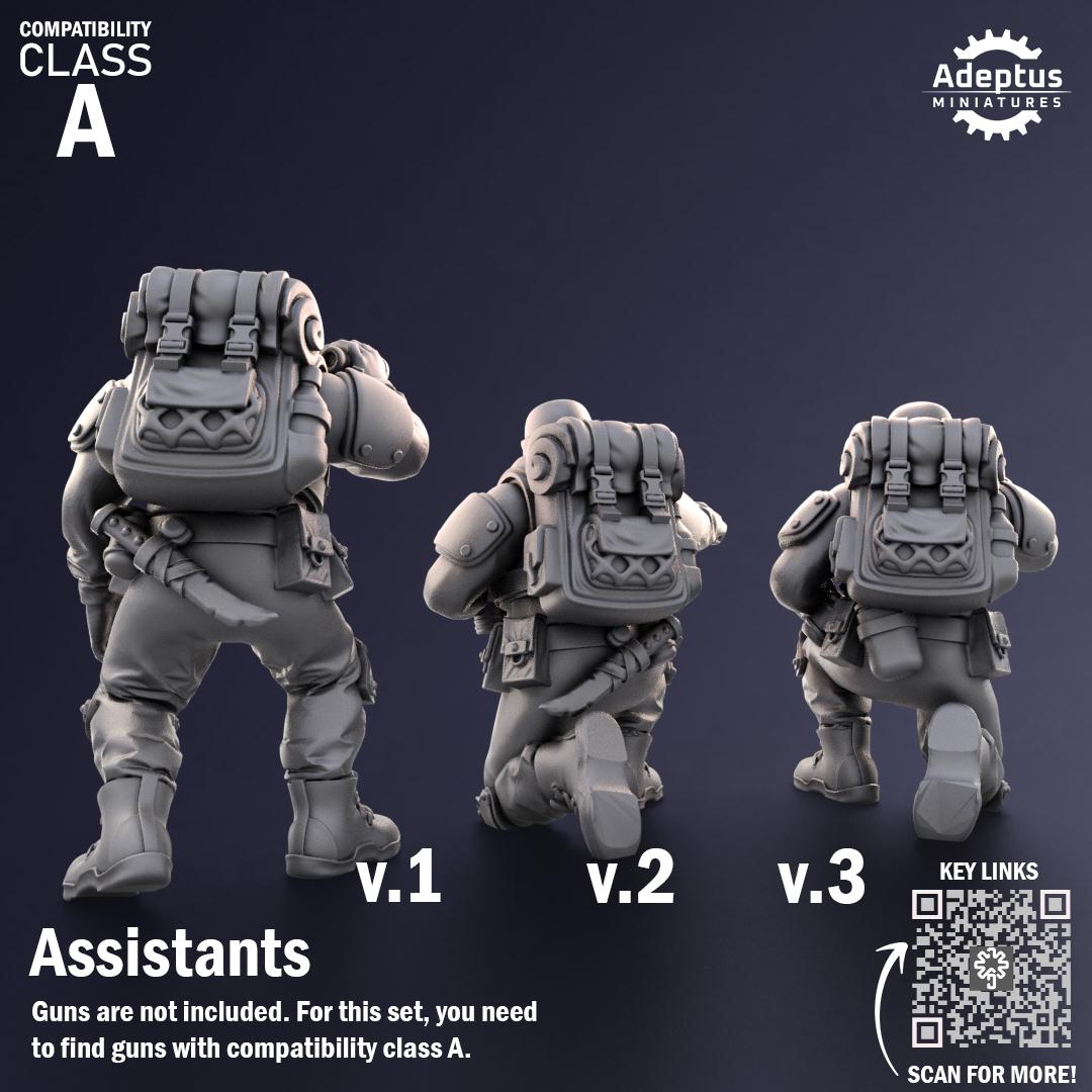 Adeptus Miniatures Sandshroud Battalion Heavy Weapons Teams x3 (Custom Order) - product image 8 of 8