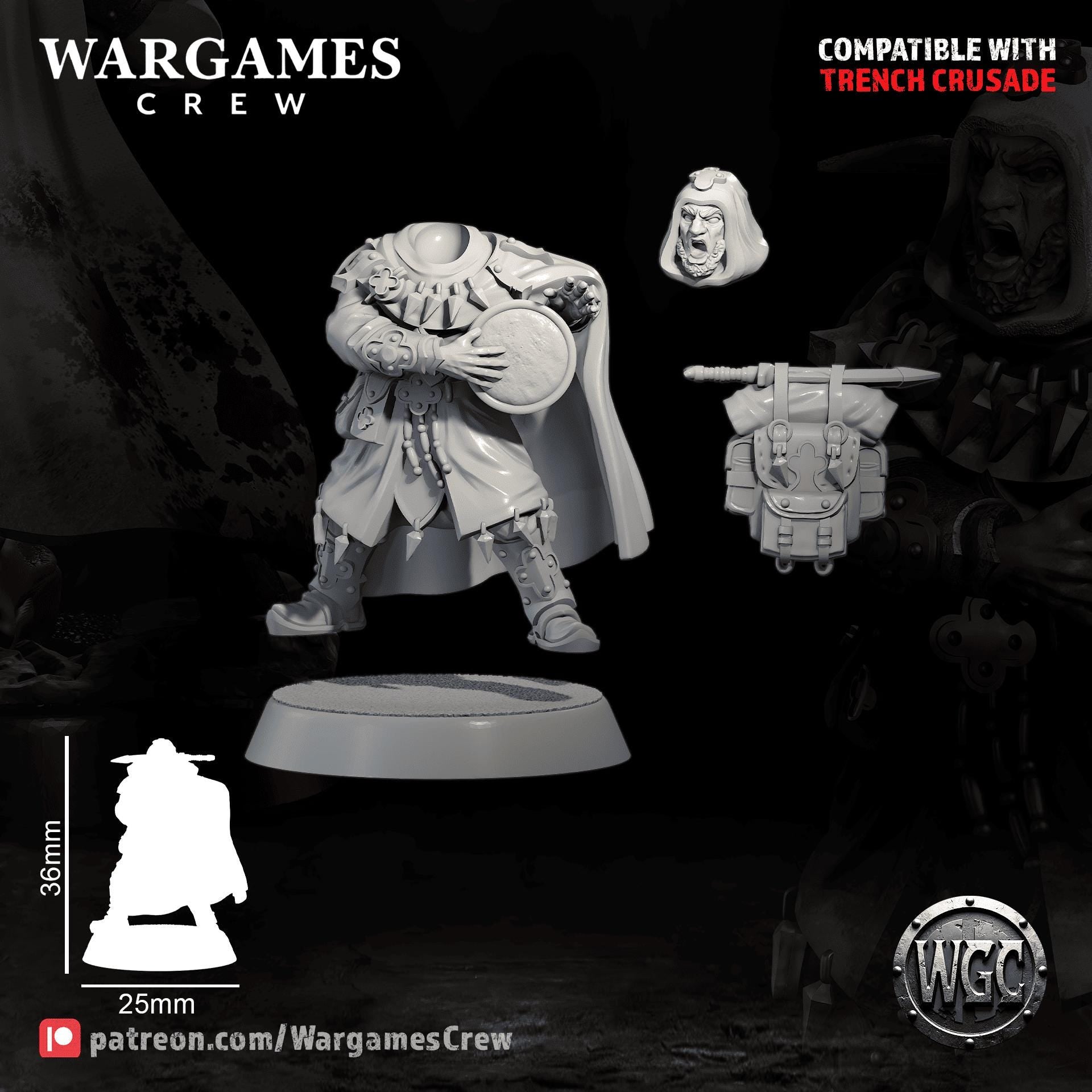 Wargames Crew Abyssinian Colonial Phalanx Regulars Сommand - Trench  Compatible (Custom Order) - product image 6 of 7