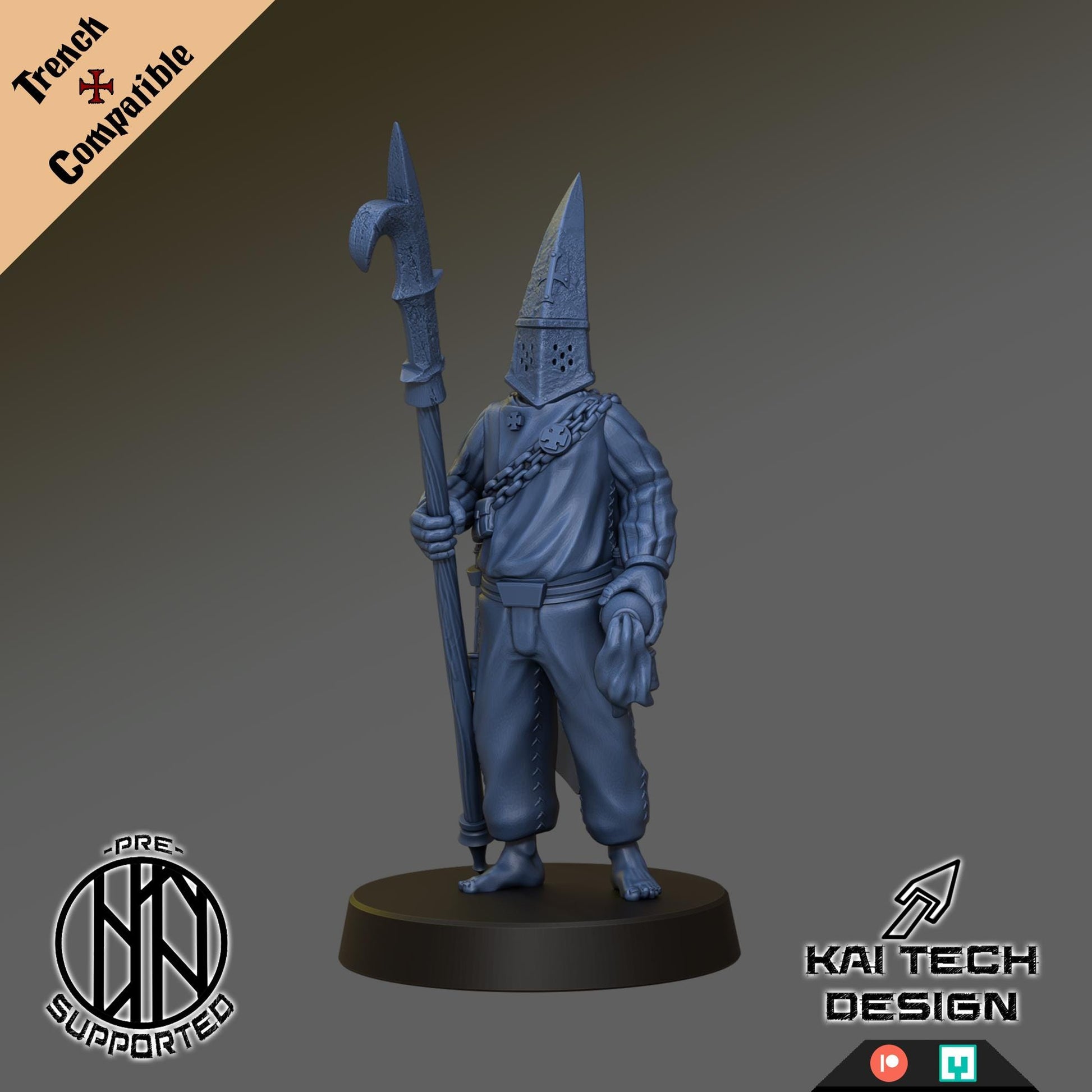 Kaitech Pilgrims Soldiers Monopose x6 - Trench  Compatible (Custom Order) - product image 2 of 7