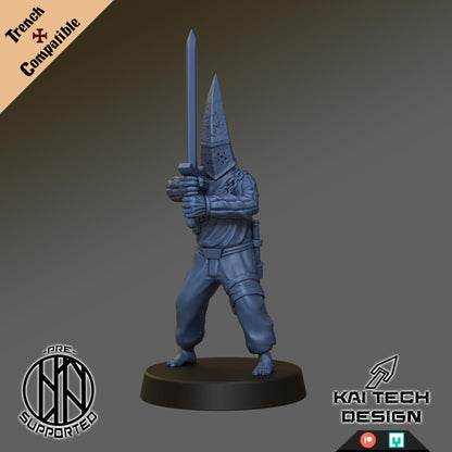 Kaitech Pilgrims Soldiers Monopose x6 - Trench  Compatible (Custom Order) - product image 3 of 7