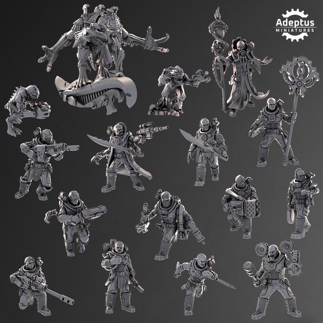 Adeptus Miniatures Kill Squad. The Hiveborne (Custom Order) - product image 2 of 3