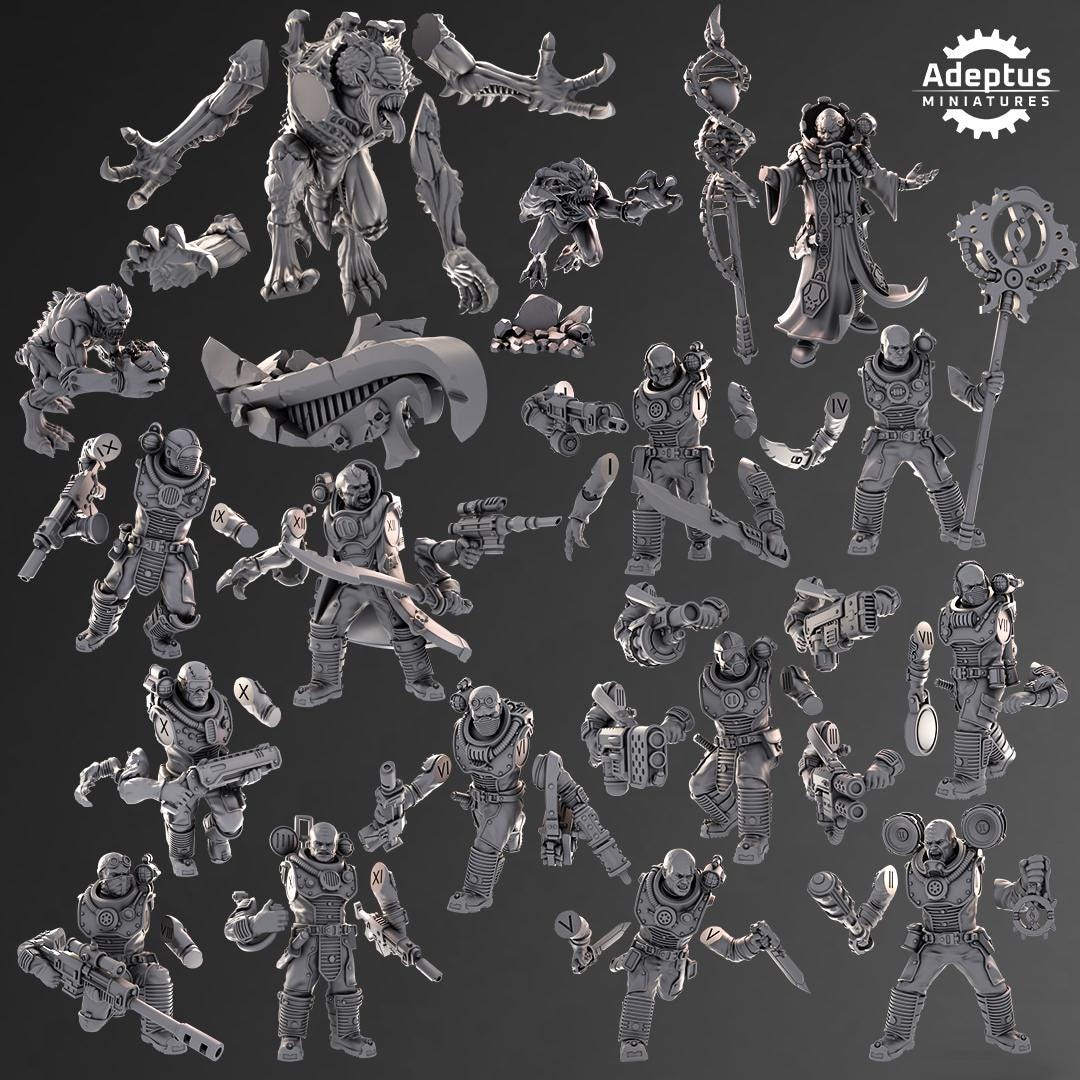 Adeptus Miniatures Kill Squad. The Hiveborne (Custom Order) - product image 3 of 3