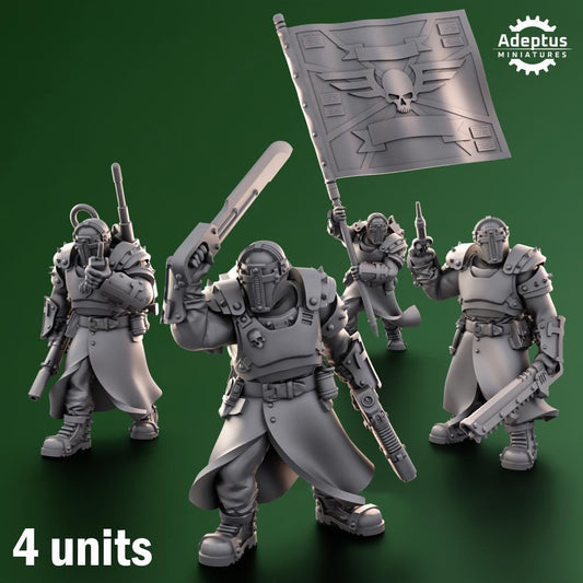 Adeptus Miniatures Crusaders Covenant Command Squad (Custom Order) - product image 1 of 9