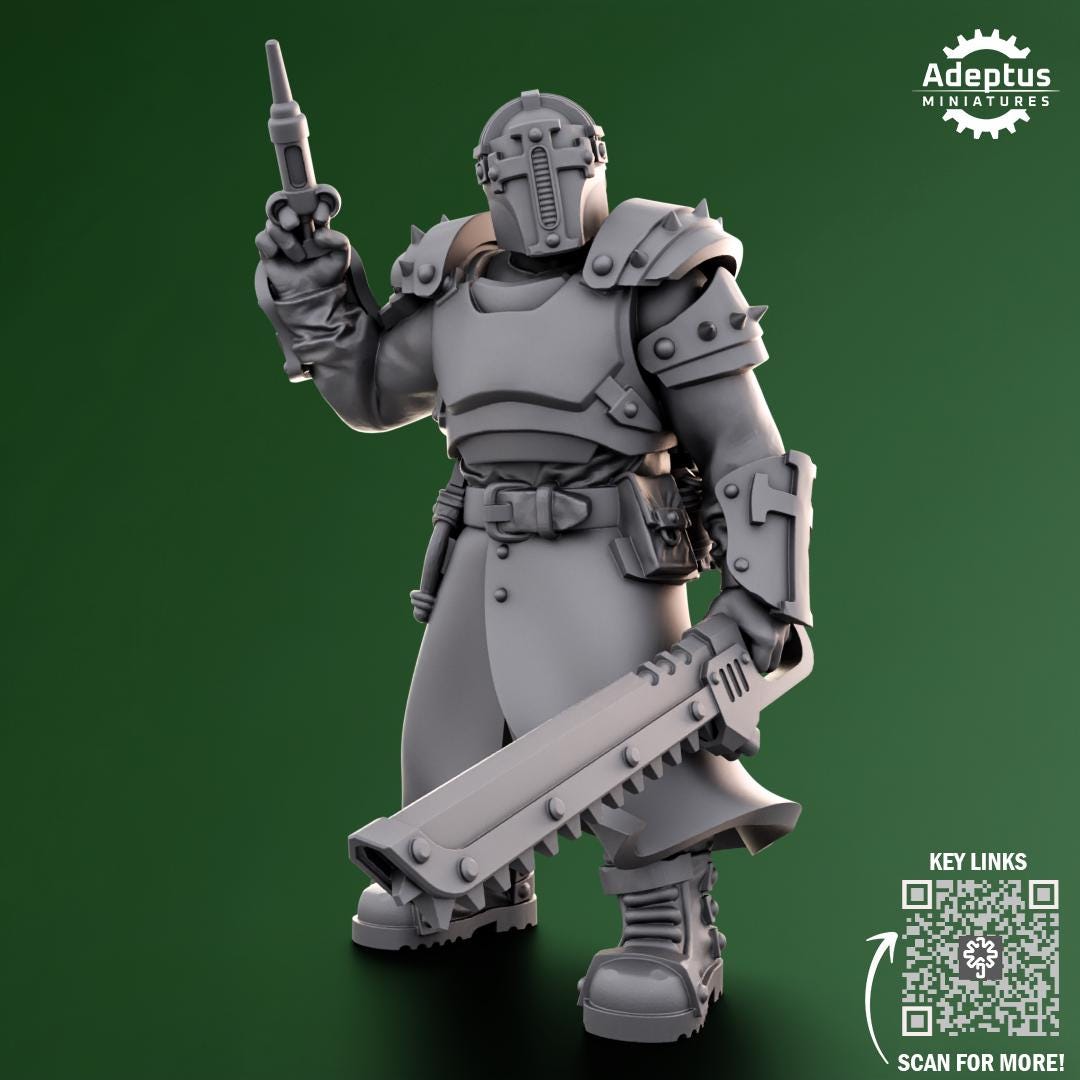 Adeptus Miniatures Crusaders Covenant Command Squad (Custom Order) - product image 4 of 9