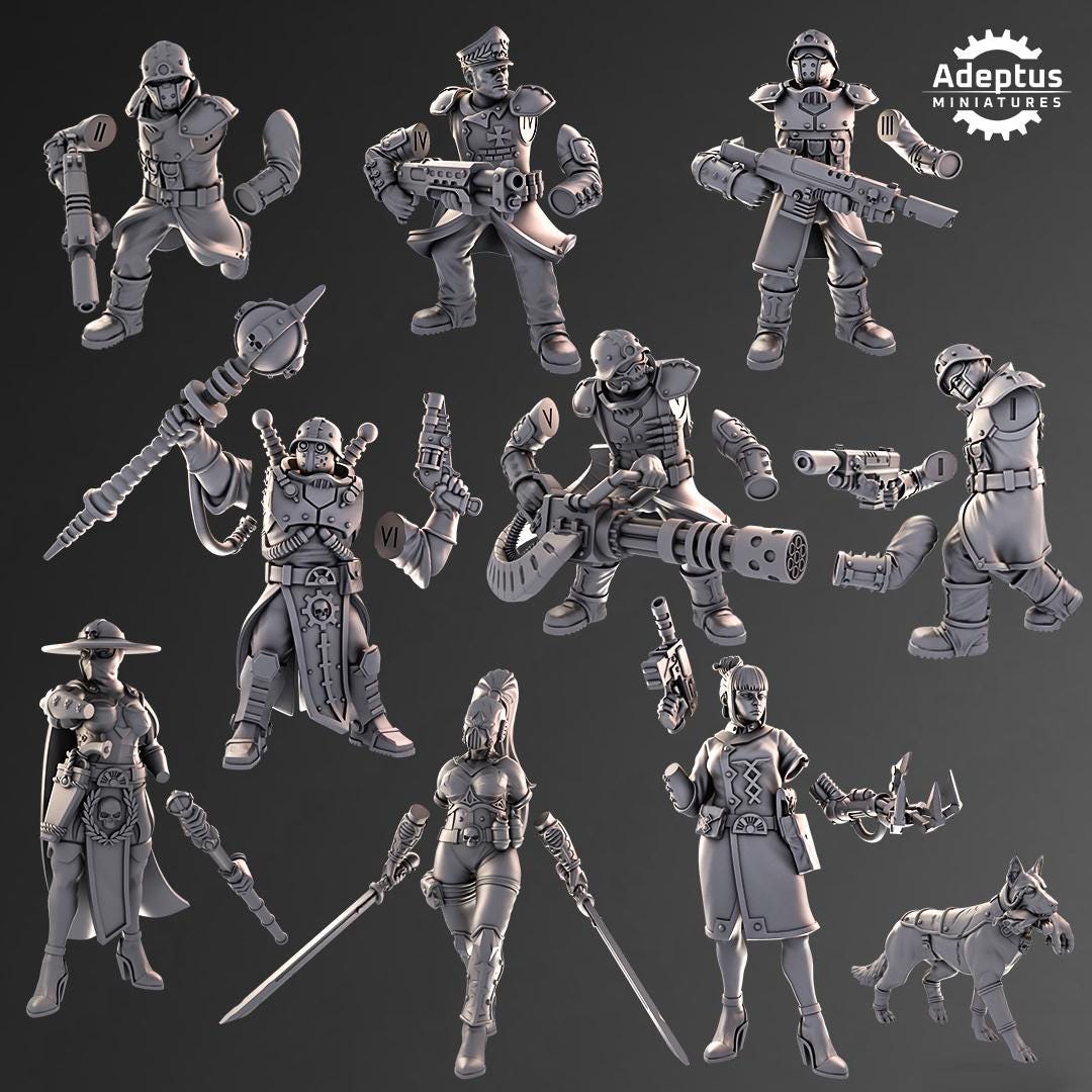 Adeptus Miniatures Kill Squad. Mercenary Syndicate (Custom Order) - product image 3 of 3