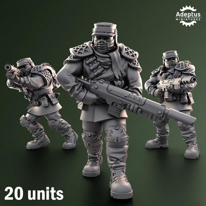 Adeptus Miniatures Sunscorch Regiment Infantry Squad (Custom Order) - product image 1 of 6