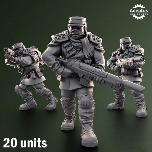 Adeptus Miniatures Sunscorch Regiment Infantry Squad (Custom Order) - product image 1 of 6