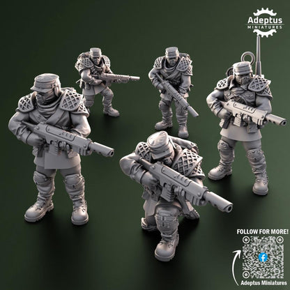 Adeptus Miniatures Sunscorch Regiment Infantry Squad (Custom Order) - product image 4 of 6