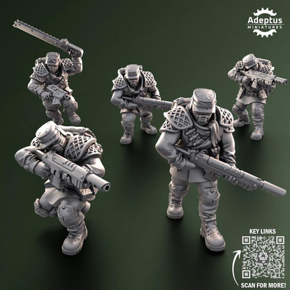 Adeptus Miniatures Sunscorch Regiment Infantry Squad (Custom Order) - product image 5 of 6