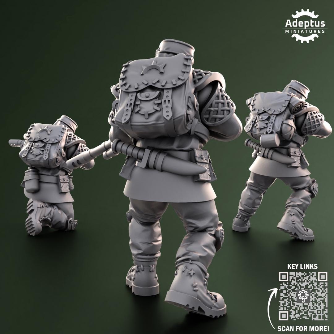 Adeptus Miniatures Sunscorch Regiment Snipers (Custom Order) - product image 2 of 5