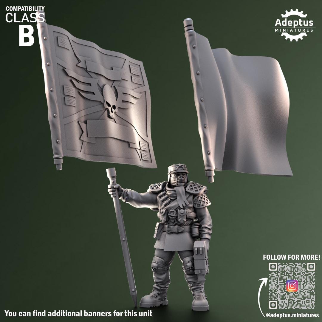 Adeptus Miniatures Sunscorch Regiment Command Squad (Custom Order) - product image 3 of 9