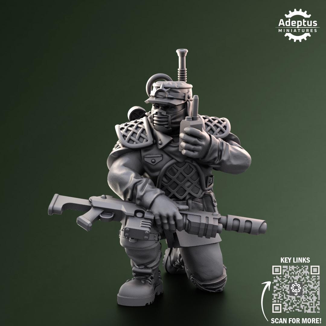 Adeptus Miniatures Sunscorch Regiment Command Squad (Custom Order) - product image 5 of 9