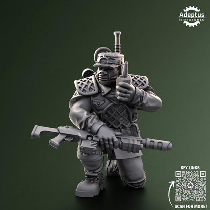 Adeptus Miniatures Sunscorch Regiment Command Squad (Custom Order) - product image 5 of 9