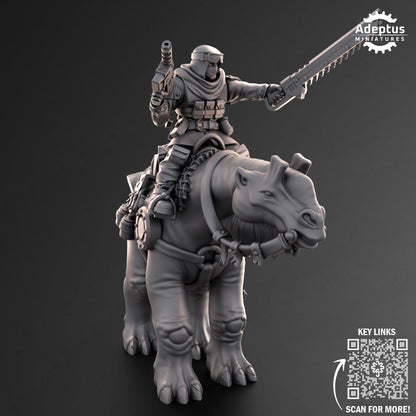 Adeptus Miniatures Khaleeth Regiment Ironhide Riders (Custom Order) - product image 2 of 5