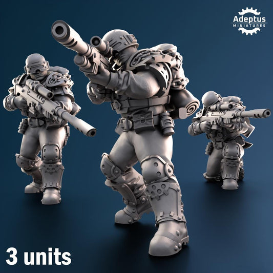 Adeptus Miniatures Greyplate Troops Snipers (Custom Order) - product image 1 of 5