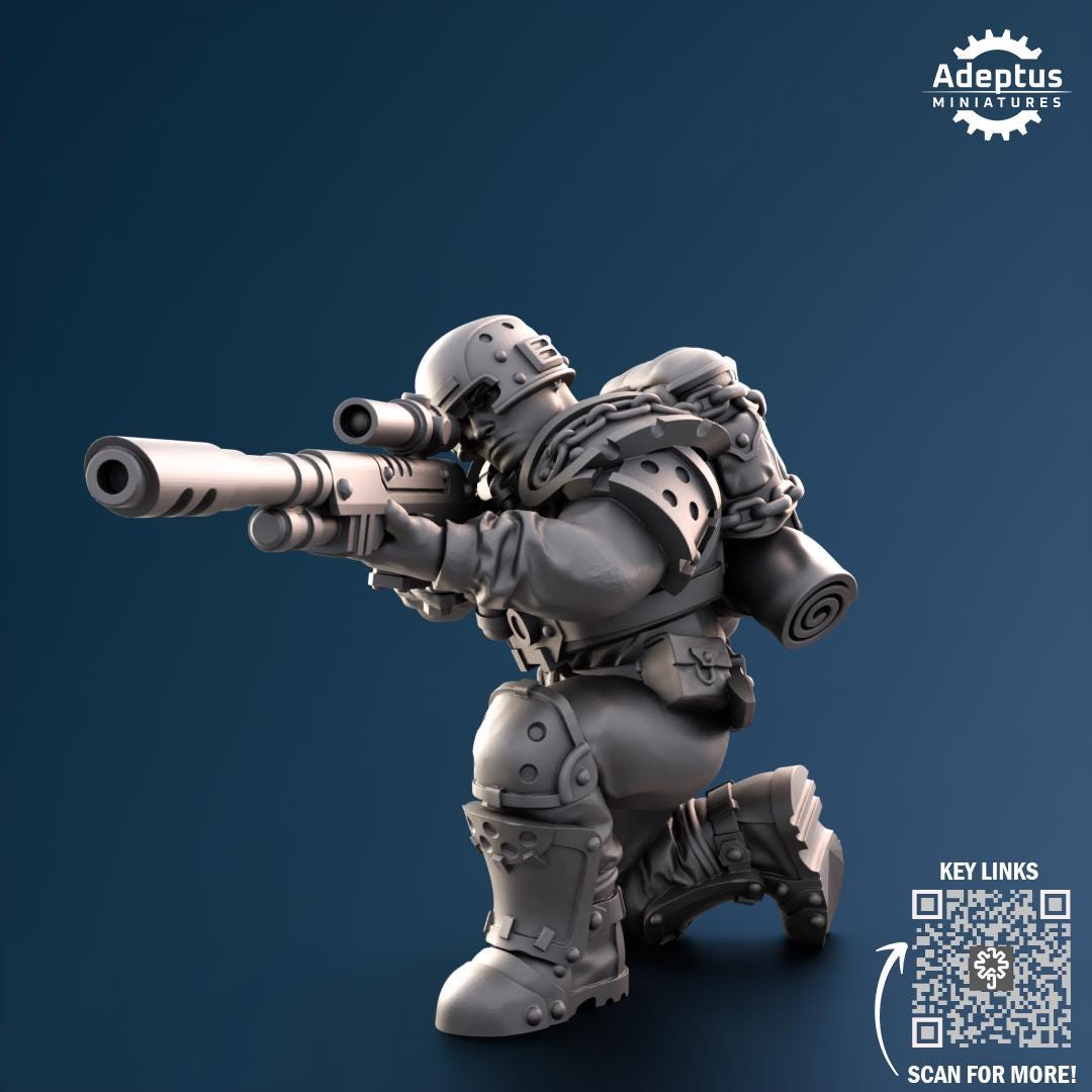 Adeptus Miniatures Greyplate Troops Snipers (Custom Order) - product image 5 of 5