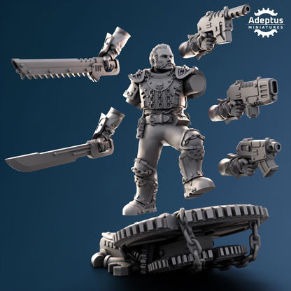 Adeptus Miniatures Greyplate Troops Command Squad (Custom Order) - product image 9 of 9
