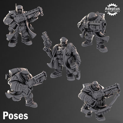 Adeptus Miniatures Emberguards. Dwarves (Custom Order) - product image 2 of 2