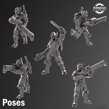 Adeptus Miniatures Line Strikers. Kae'ti (Custom Order) - product image 2 of 3