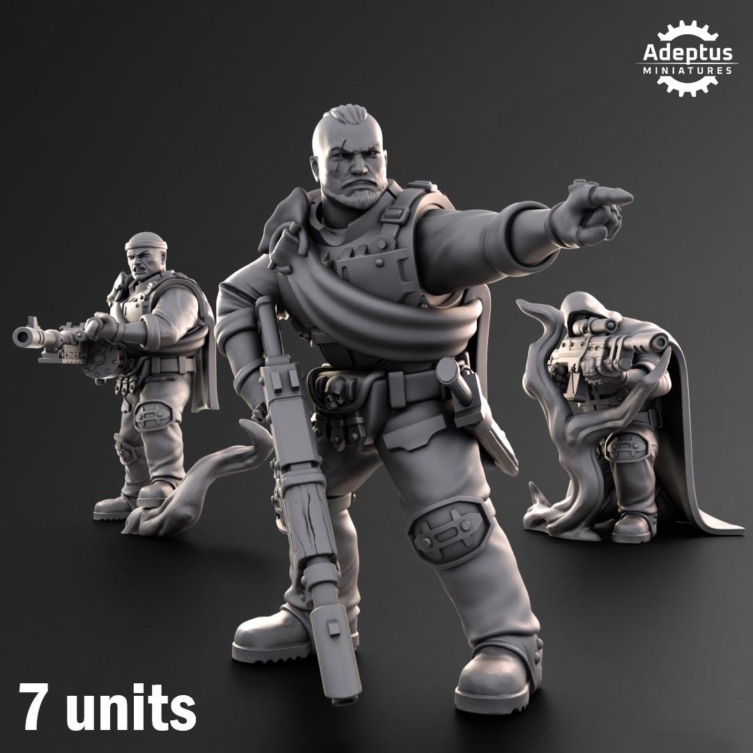 Adeptus Miniatures Vael’s Ghosts. Imperial Guard (Custom Order) - product image 1 of 3
