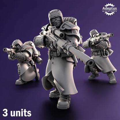 Adeptus Miniatures Iceward Division Snipers (Custom Order) - product image 1 of 5