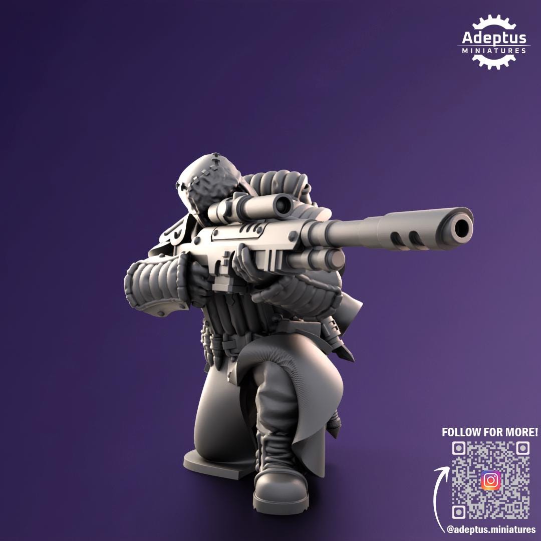 Adeptus Miniatures Iceward Division Snipers (Custom Order) - product image 3 of 5