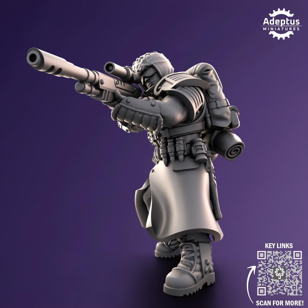 Adeptus Miniatures Iceward Division Snipers (Custom Order) - product image 5 of 5