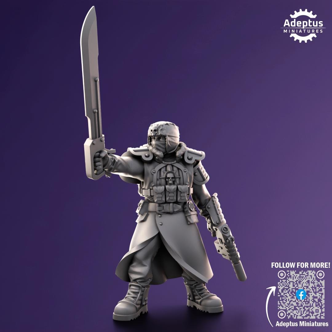 Adeptus Miniatures Iceward Division Command Squad (Custom Order) - product image 6 of 9