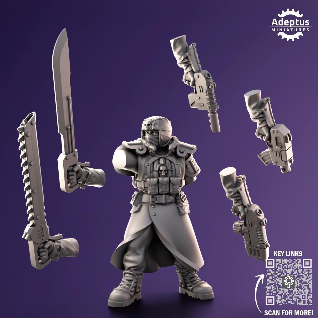 Adeptus Miniatures Iceward Division Command Squad (Custom Order) - product image 7 of 9