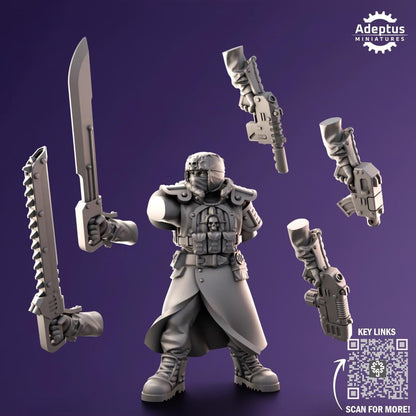 Adeptus Miniatures Iceward Division Command Squad (Custom Order) - product image 7 of 9