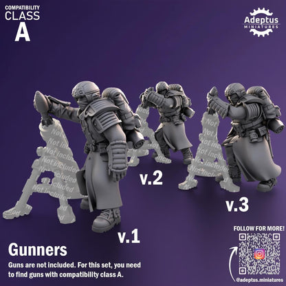 Adeptus Miniatures Iceward Division Heavy Weapons Teams x3 (Custom Order) - product image 6 of 8
