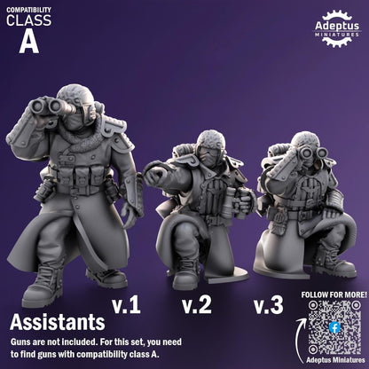 Adeptus Miniatures Iceward Division Heavy Weapons Teams x3 (Custom Order) - product image 7 of 8