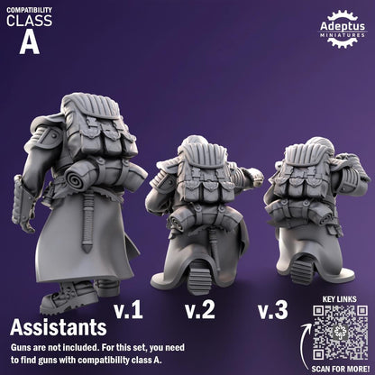 Adeptus Miniatures Iceward Division Heavy Weapons Teams x3 (Custom Order) - product image 8 of 8