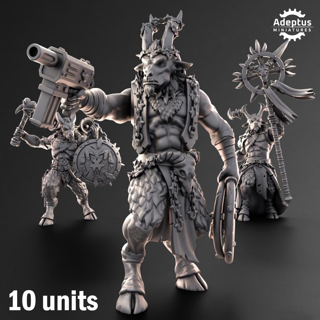 Adeptus Miniatures Kill Squad. Gorehorns (Custom Order) - product image 1 of 3