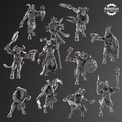 Adeptus Miniatures Kill Squad. Gorehorns (Custom Order) - product image 2 of 3