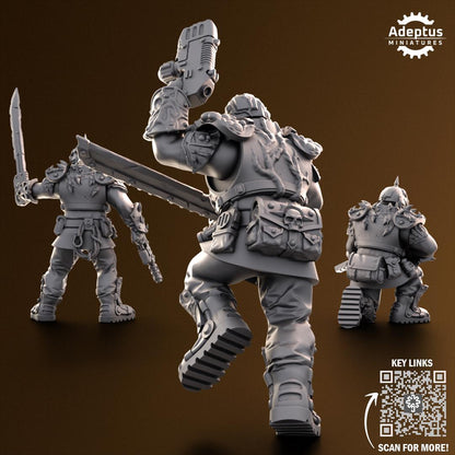 Adeptus Miniatures Sporeblight Regiment. Renegades and Heretics Infantry Squad (Custom Order) - product image 2 of 7
