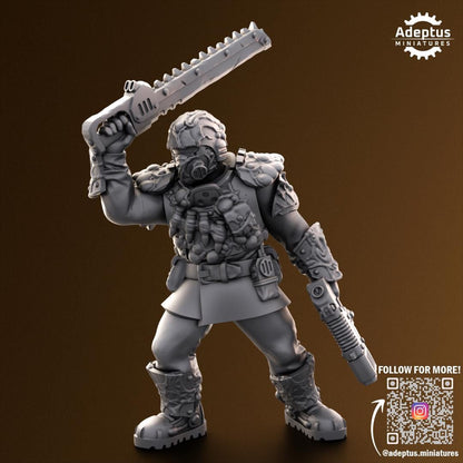 Adeptus Miniatures Sporeblight Regiment. Renegades and Heretics Command Squad (Custom Order) - product image 5 of 8