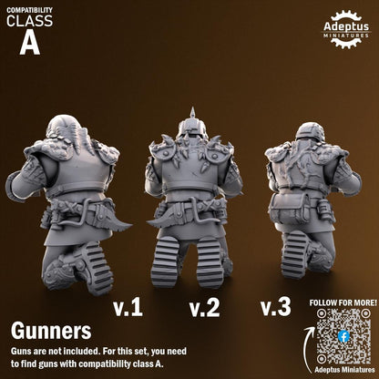 Adeptus Miniatures Sporeblight Regiment. Renegades and Heretics Heavy Weapons Teams x3 (Custom Order) - product image 4 of 8